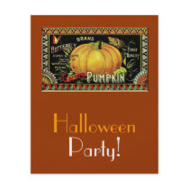 Vintage Halloween Party Personalized Flyer