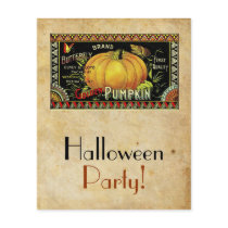 Vintage Halloween Party Flyer