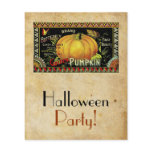 Vintage Halloween Party flyers