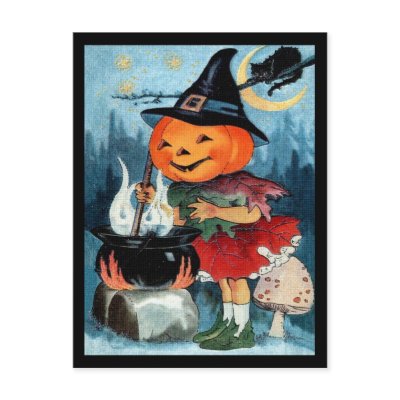 Vintage Halloween Postcard