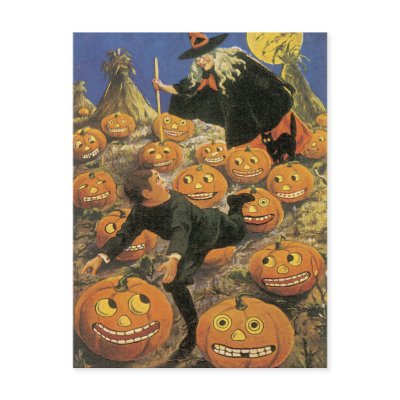 Vintage Halloween Postcard
