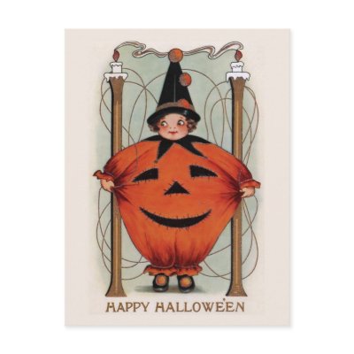 Vintage Halloween Postcard