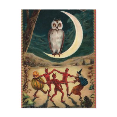 Vintage Halloween Postcard