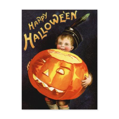 Vintage Halloween Postcard