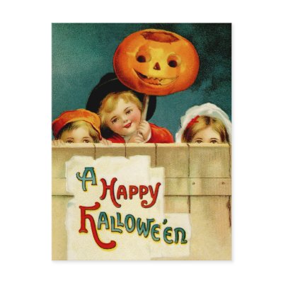 Vintage Halloween Postcard