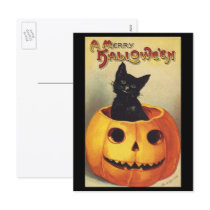 Vintage Halloween postcards