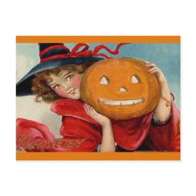 Vintage Halloween Postcard