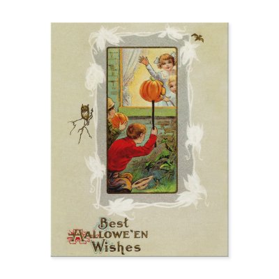 Vintage Halloween Postcard