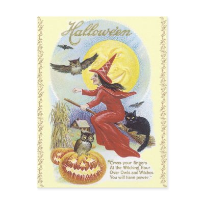 Vintage Halloween Postcard