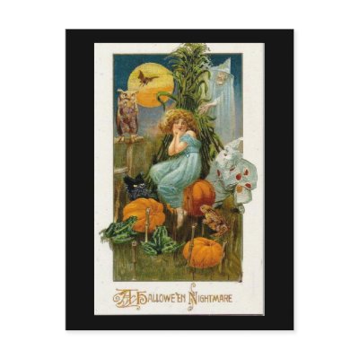 Vintage Halloween Postcard