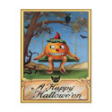 Vintage Halloween Postcard by AlabasterRose Vintage Halloween Postcard