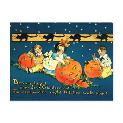 Vintage Halloween Postcard
