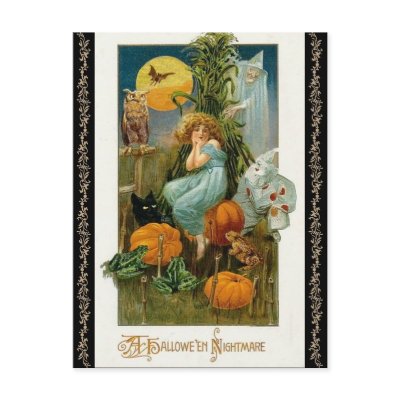 Vintage Halloween Postcard