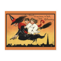 Vintage Halloween Postcard