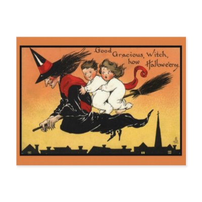 Vintage Halloween Postcard