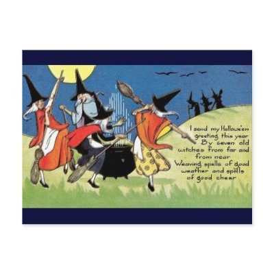 Vintage Halloween Postcard