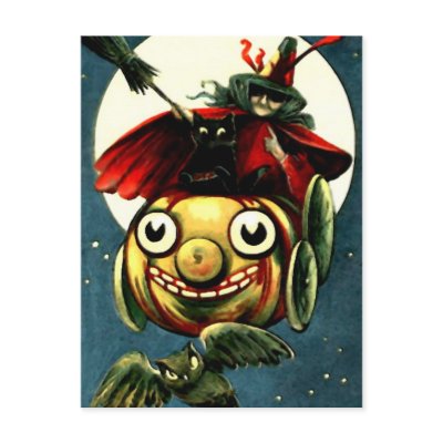 Vintage Halloween Postcard