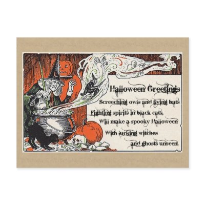 Vintage Halloween Postcard