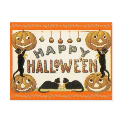Vintage Halloween Postcard