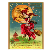Vintage Halloween Postcard