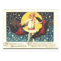 vintage halloween postcard