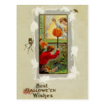 Vintage Halloween Postcard