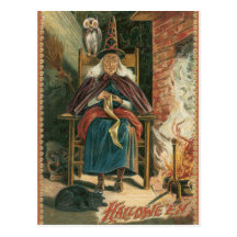 Vintage Halloween Postcard