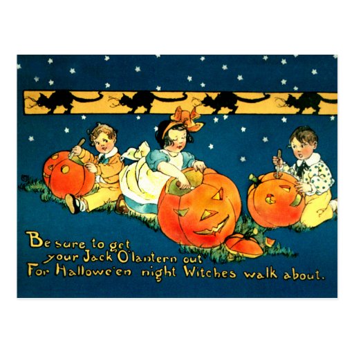 Vintage Halloween Postcard