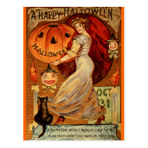 Vintage Halloween Postcard
