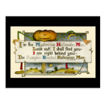 Vintage Halloween Postcard