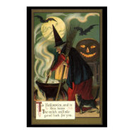 Vintage Halloween print