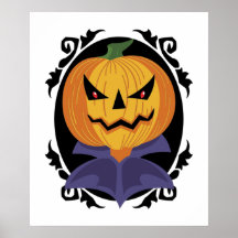 Vintage Halloween poster