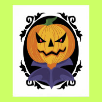 Vintage Halloween poster posters by holiday_tshirts Vintage Halloween poster posters