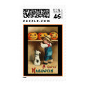 Vintage Halloween Print Postage stamp