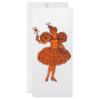 Vintage Halloween Pumpkin Fairy Rack Card Design