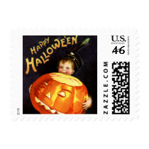 Vintage Halloween Small Postage