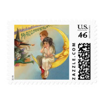 Vintage Halloween Small Postage