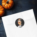 Vintage Halloween Sparkling Costume Party sticker