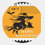 Vintage Halloween Stamp Sticker