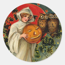 Vintage Halloween Sticker