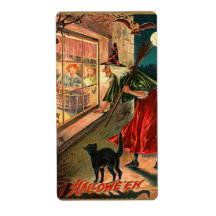 Vintage Halloween Sticker Shipping Labels