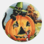 Vintage Halloween Stickers - Trick or Treat