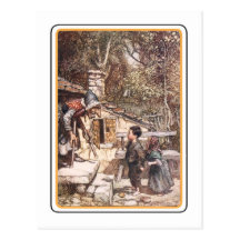 Vintage Halloween Tarjeta Postal