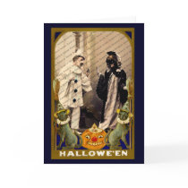 Vintage  Halloween Template Card