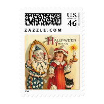 vintage Halloween Tricks Stamp