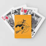 Vintage Halloween Witch Poker Deck