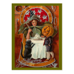 Vintage Halloween Witch Post Cards