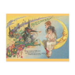 Vintage Halloween Witches Goblins Post Cards