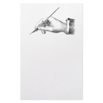 Vintage Hand Writing Custom Stationery
