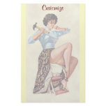 Vintage Handy Hammer Pinup Stationery